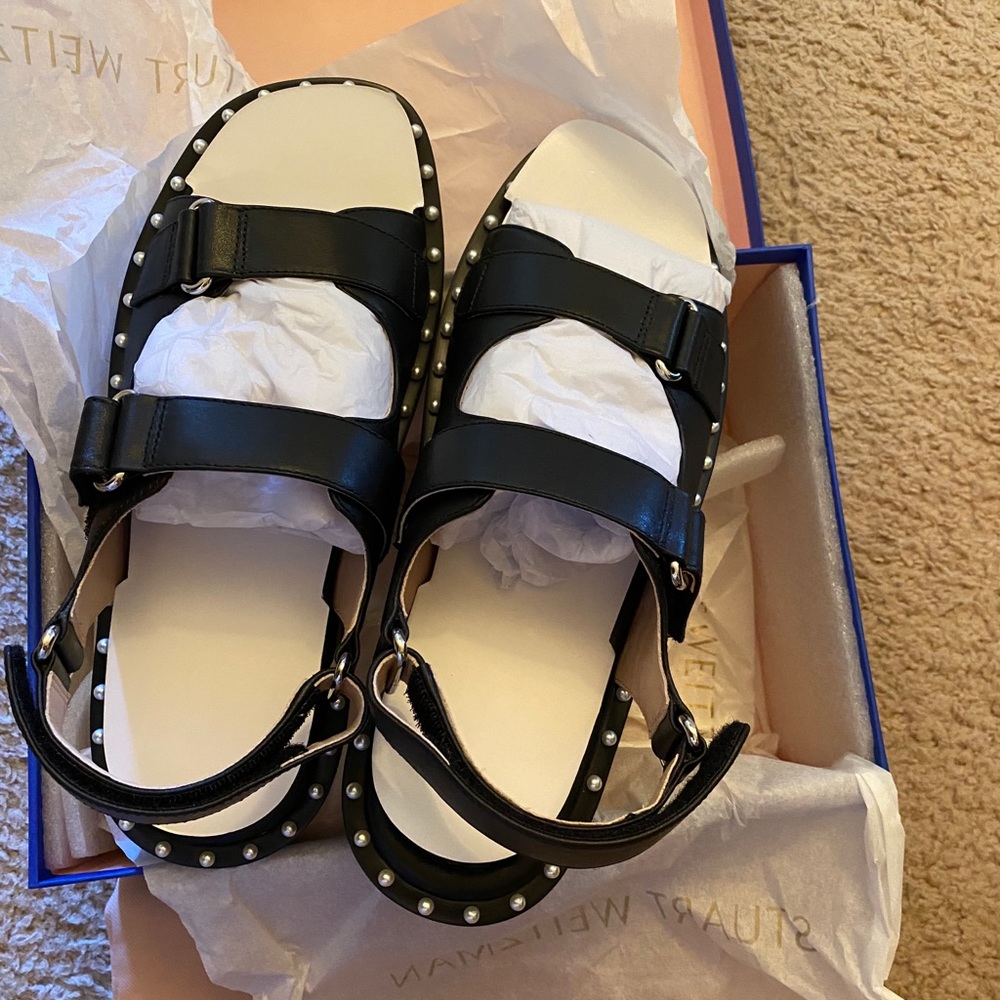 Stuart Weitzman Zoe Lift Sandal 7.5 - Picture 3 of 8